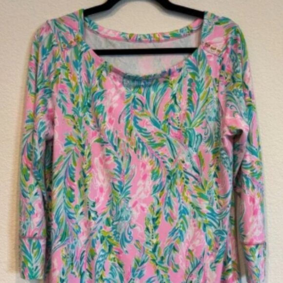 Lilly Pulitzer Size Large Sophie Dress Unicorn Of The Sea - Picture 1 of 6